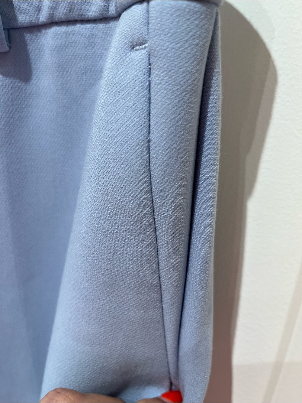 NWT Ann Taylor The Jayne Trouser in Blue Hydrangea Size 8 Curvy - Picture 8 of 12